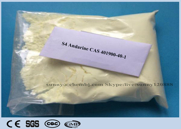Legal SARMs Raw Powder Steroids Andarine S4 CAS 401900-40-1 For Fat Cutting