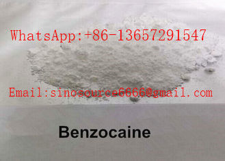 CAS 94-09-7 Local Anesthetic Drugs Benzocaine Powder High Purity GMP ISO Certification